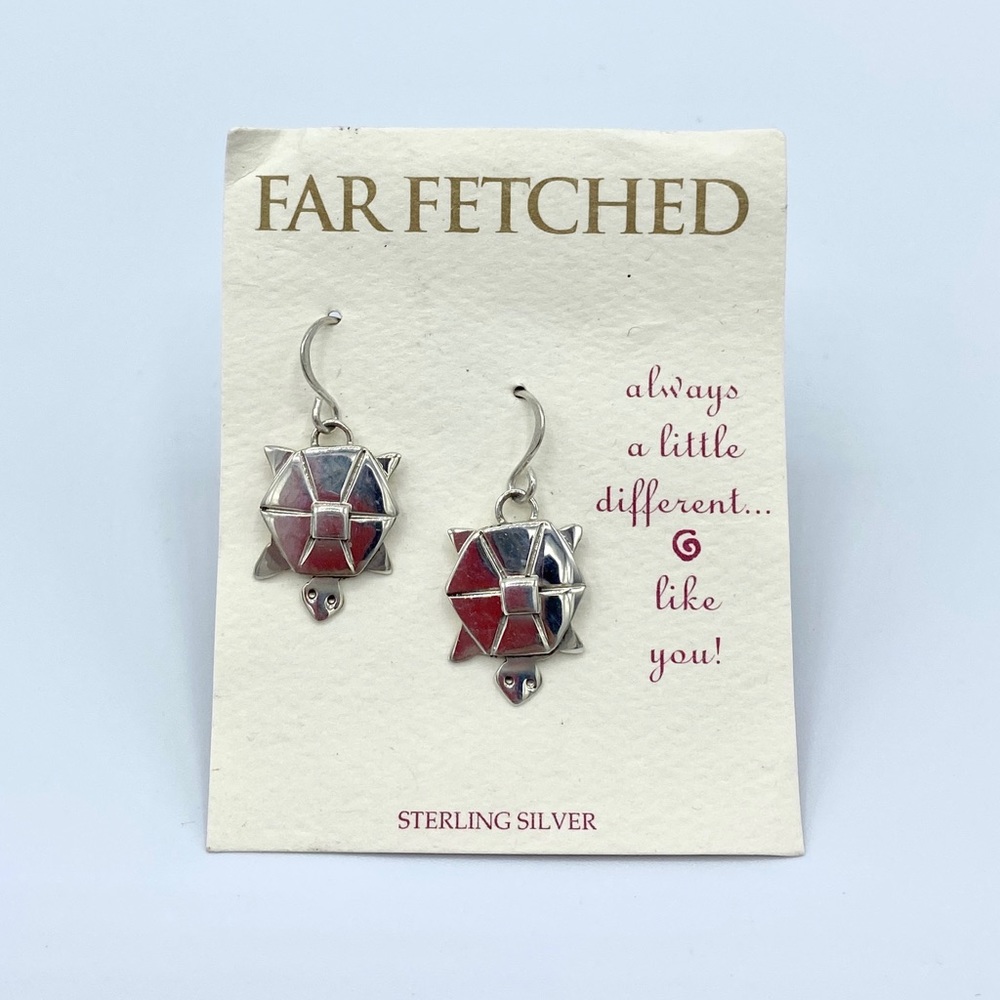 Sterling silver Far Fetched earrings